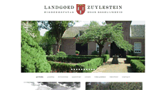 Desktop Screenshot of landgoed-zuylestein.nl